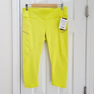 Athleta Stride Ahoy Cropped Length Workout Pants Capri Leggings‎